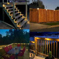 Lampes LED Solaires Extérieur marron